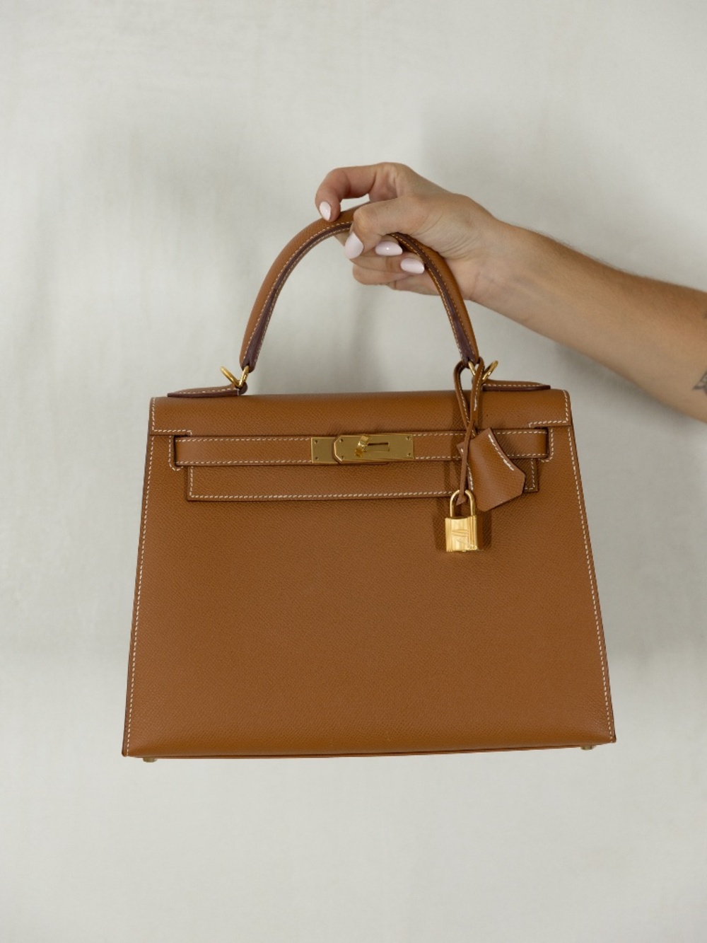 Hermes Kelly 28 Gold Epsom Leather